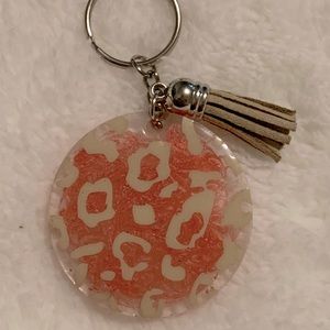 Handmade resin keychain